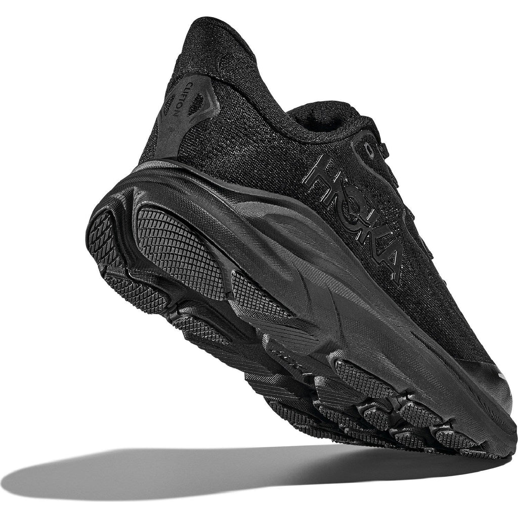 Big Kids' Clifton 10 Road-Running Shoes - Black/Black - view 8