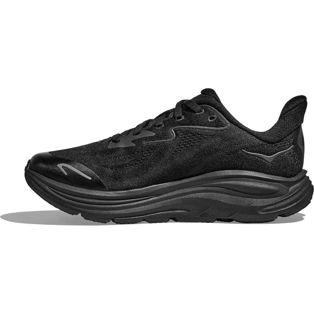 Big Kids' Clifton 10 Road-Running Shoes - Black/Black - view 2