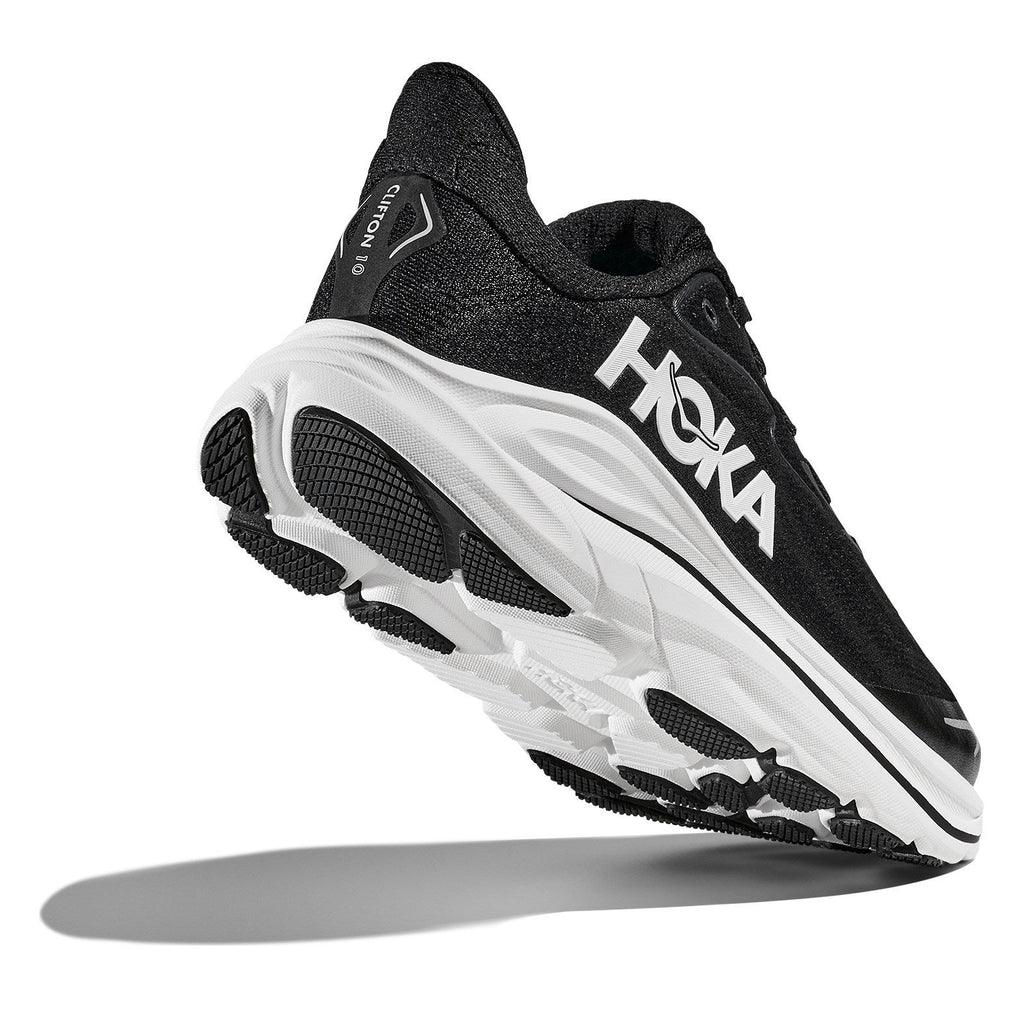 Big Kids' Clifton 10 Road-Running Shoes - Black/White - view 8