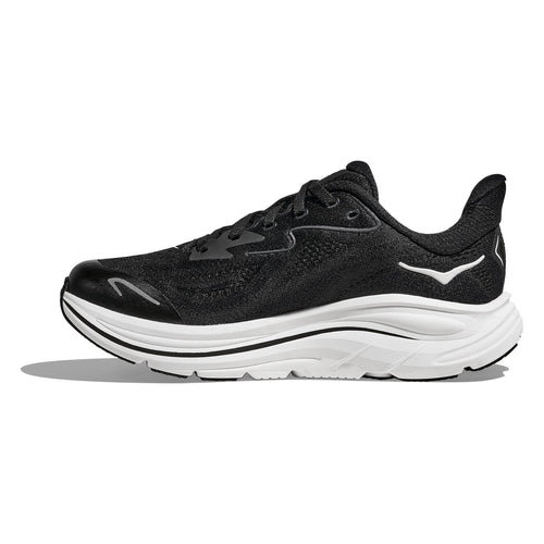 Big Kids' Clifton 10 Road-Running Shoes - Black/White - view 2