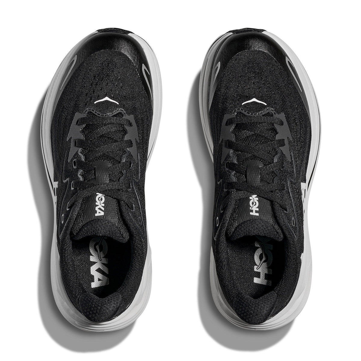Big Kids' Clifton 10 Road-Running Shoes - Black/White - view 6