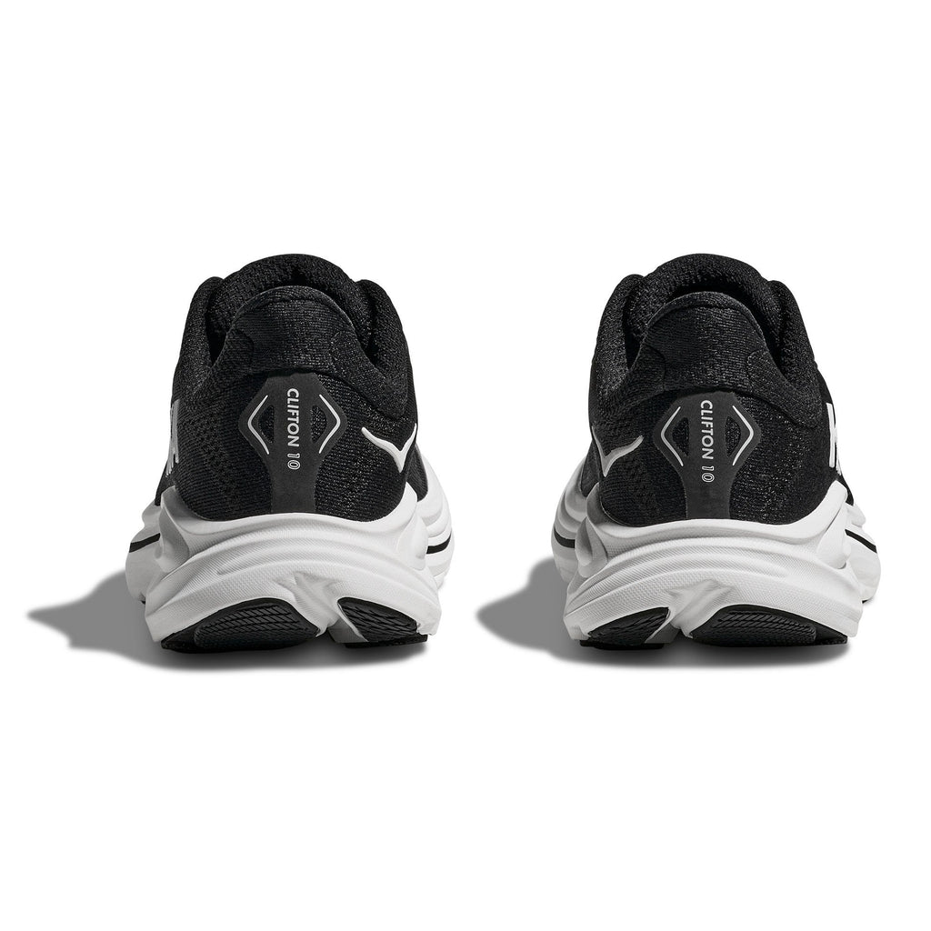 Big Kids' Clifton 10 Road-Running Shoes - Black/White - view 5