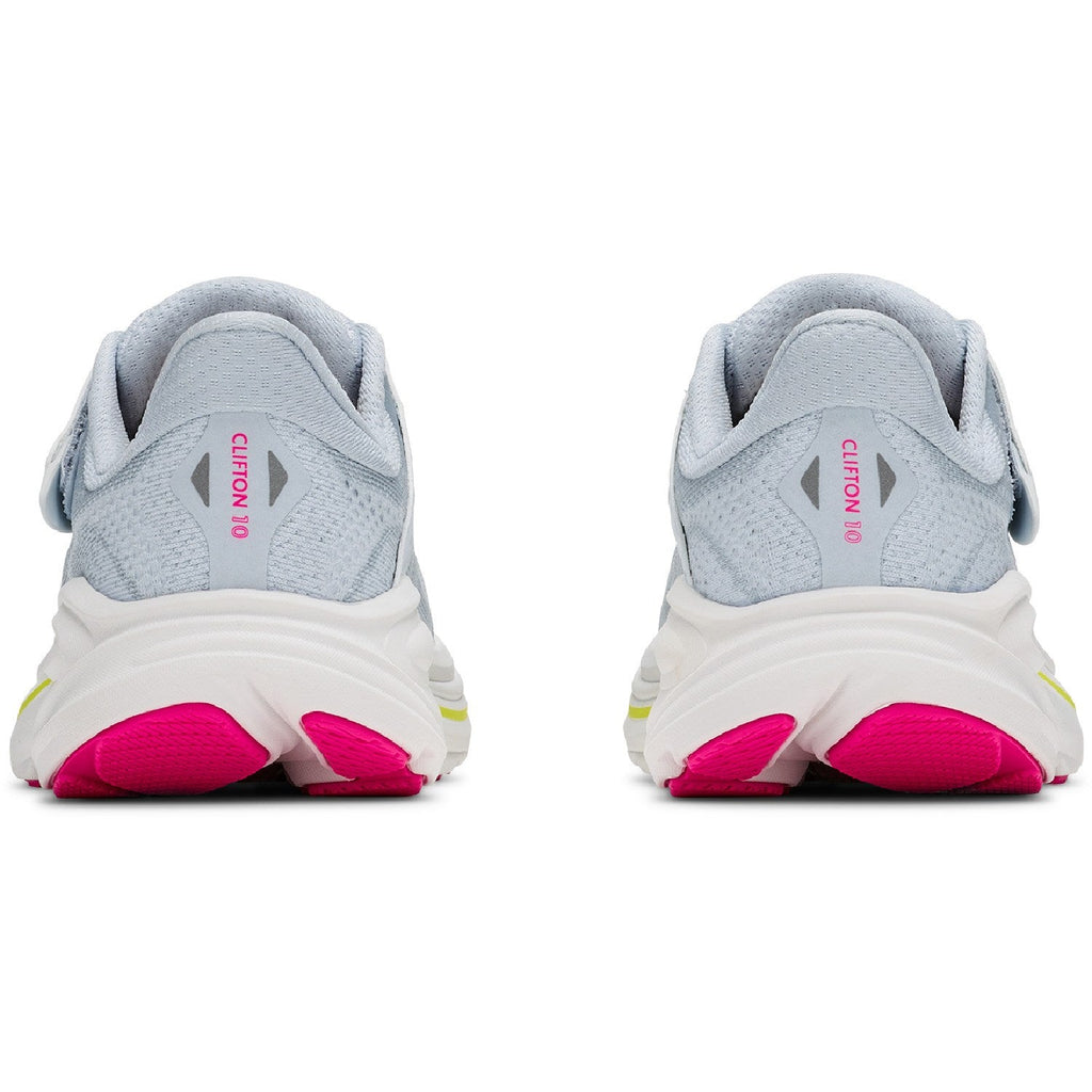 Little Kids' Clifton 10 Road-Running Shoes - Overcast/Neon Dragonfruit - view 5