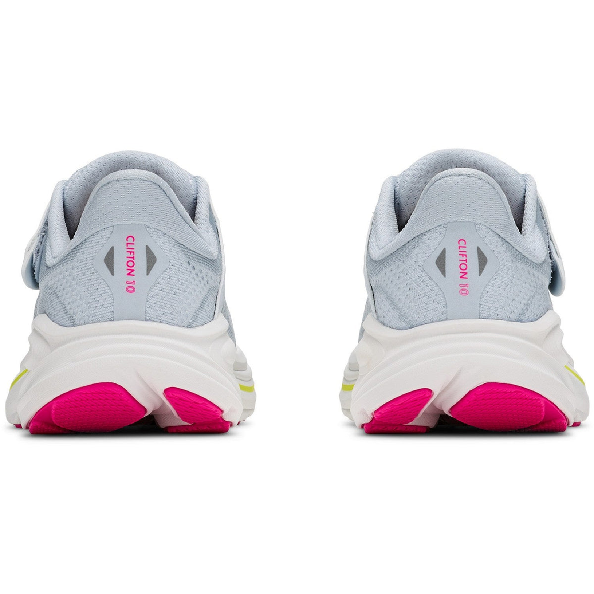Little Kids' Clifton 10 Road-Running Shoes - Overcast/Neon Dragonfruit - view 5