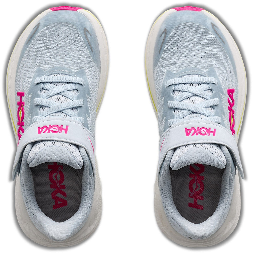 Little Kids' Clifton 10 Road-Running Shoes - Overcast/Neon Dragonfruit - view 6