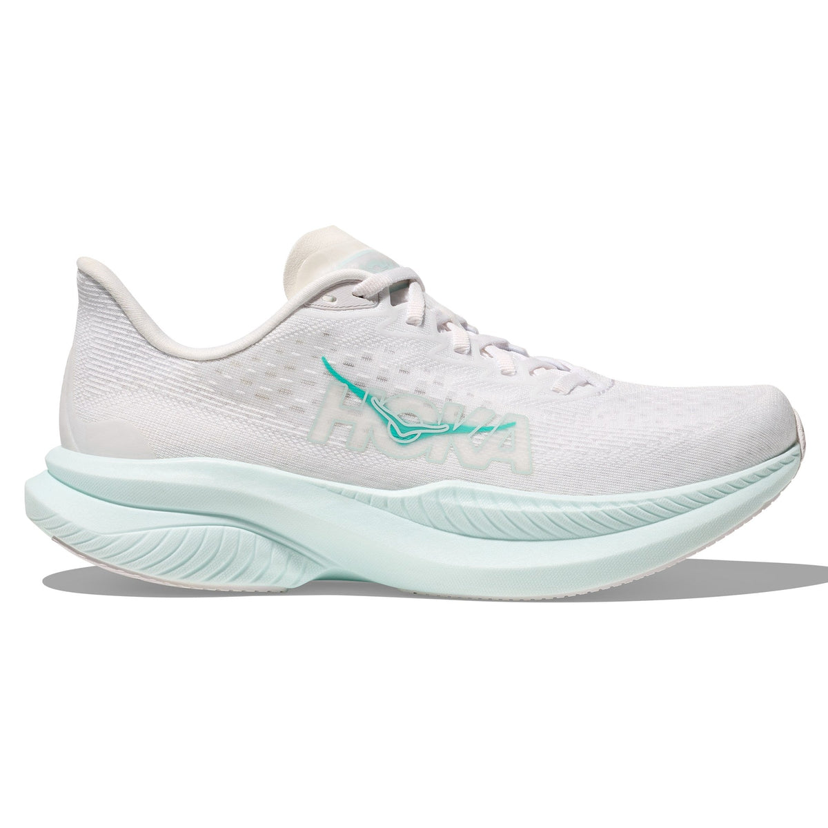 Women's Mach 6 Road-Running Shoes - White/Droplet - view 1