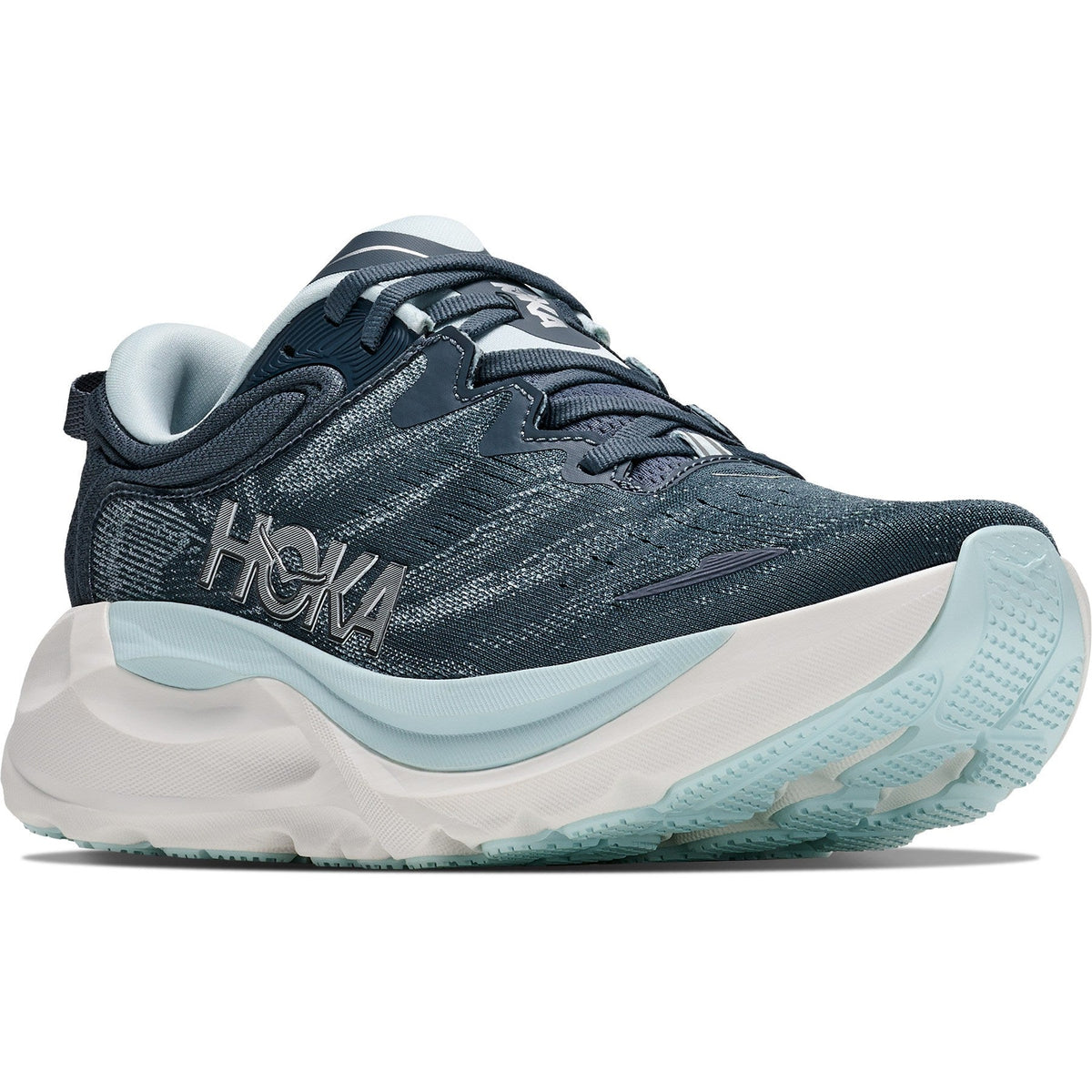 Women's Gaviota 6 Road-Running Shoes - Faded Navy/Glimmering Blue - view 3