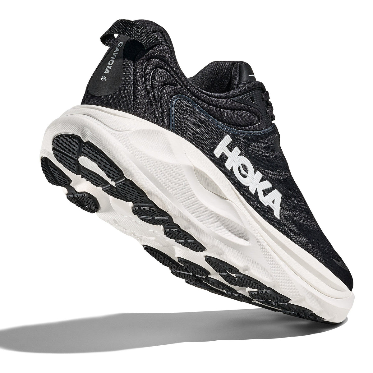 Women's Gaviota 6 Road-Running Shoes - Black/White - view 8