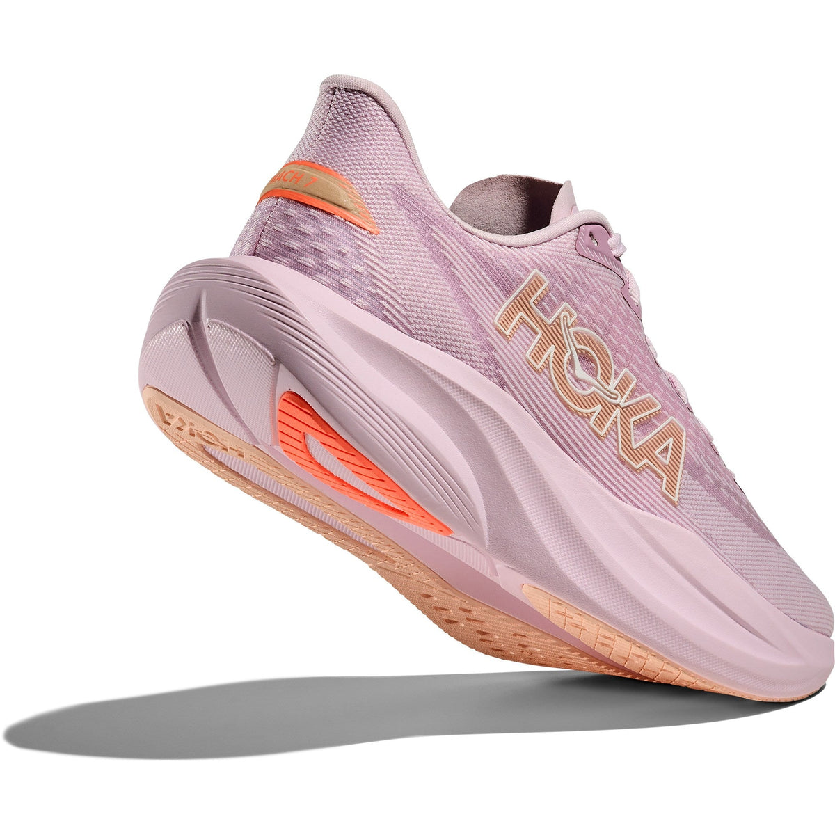 Women's Mach 7 Road-Running Shoes - Lilac Cream/Tangerine Glow - view 5