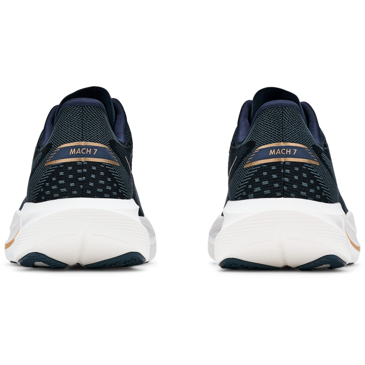 Women's Mach 7 Road-Running Shoes - Faded Navy/Gold - view 5