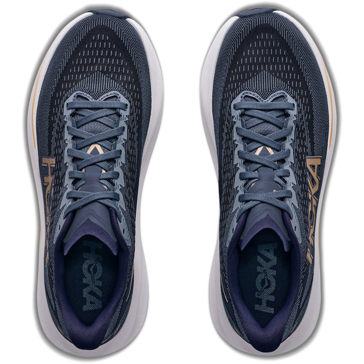 Women's Mach 7 Road-Running Shoes - Faded Navy/Gold - view 6