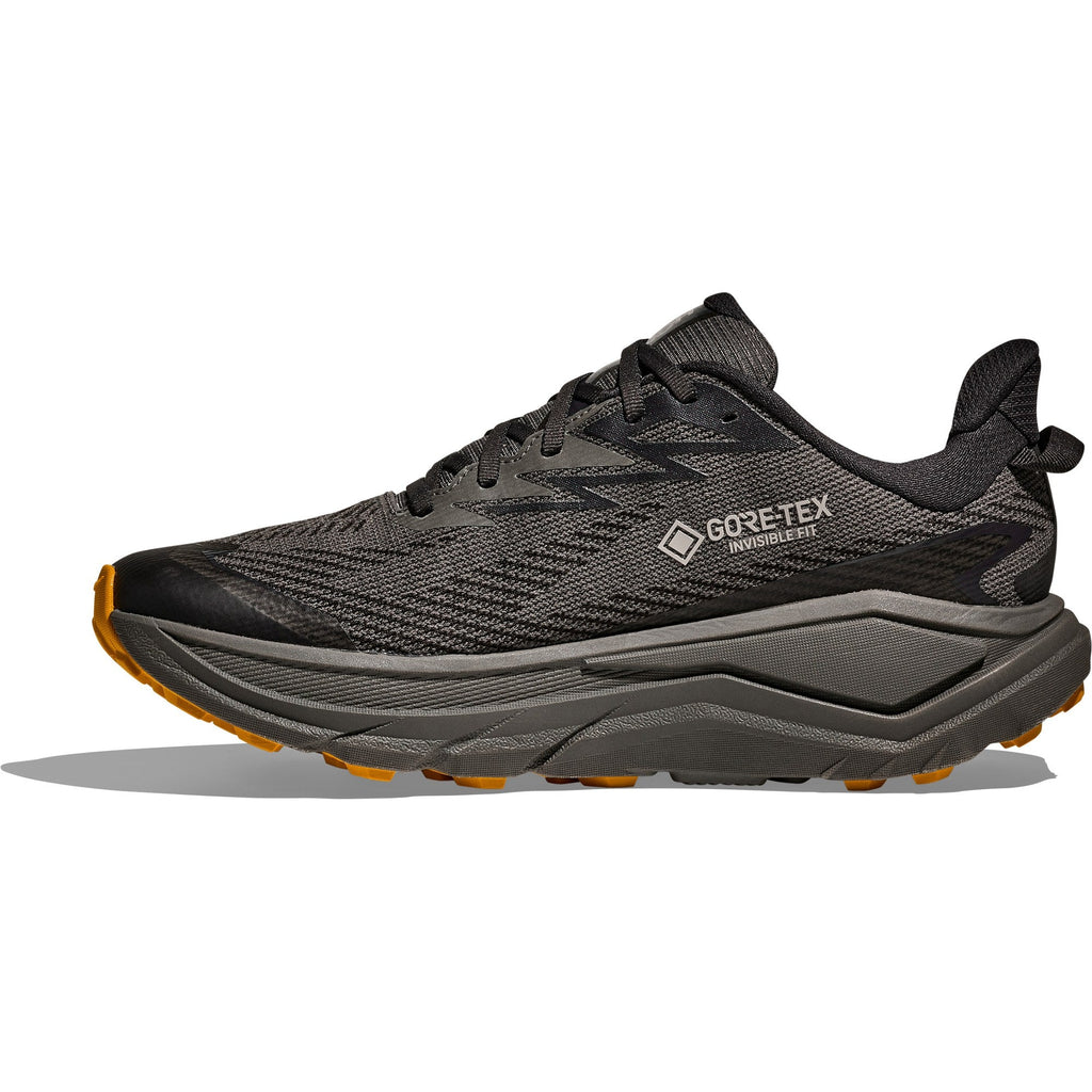 Men's Challenger 8 GTX Trail-Running Shoes - Asphalt Grey/Varsity Yellow - view 2