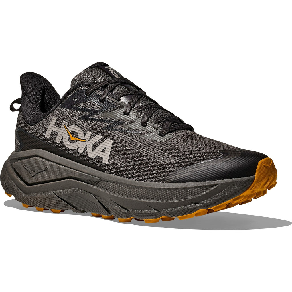 Men's Challenger 8 GTX Trail-Running Shoes - Asphalt Grey/Varsity Yellow - view 3