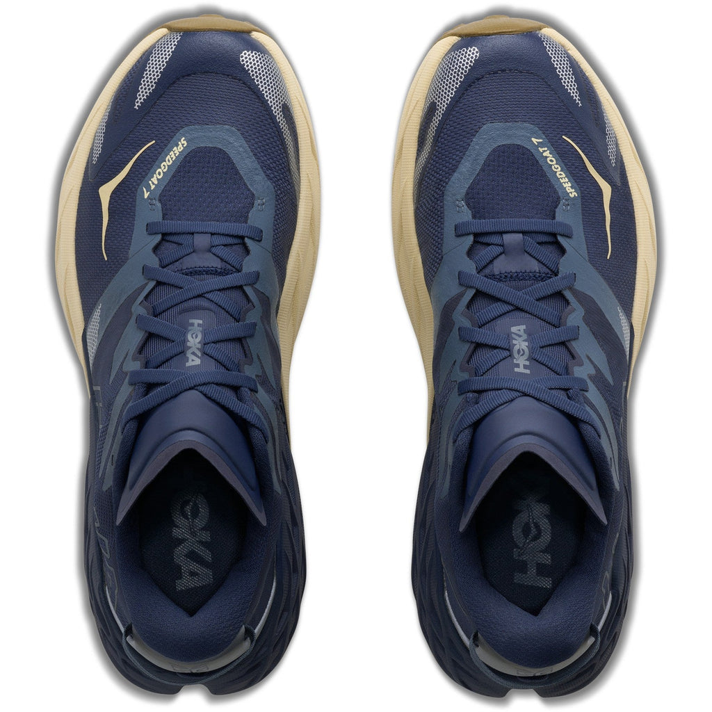 Men's Speedgoat 7 Trail-Running Shoes - Varsity Navy/Barley Flour - view 6