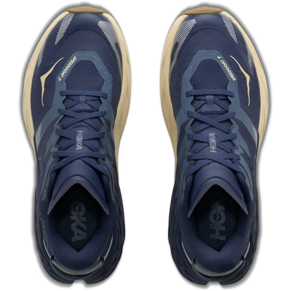 Men's Speedgoat 7 Trail-Running Shoes - Varsity Navy/Barley Flour - view 6