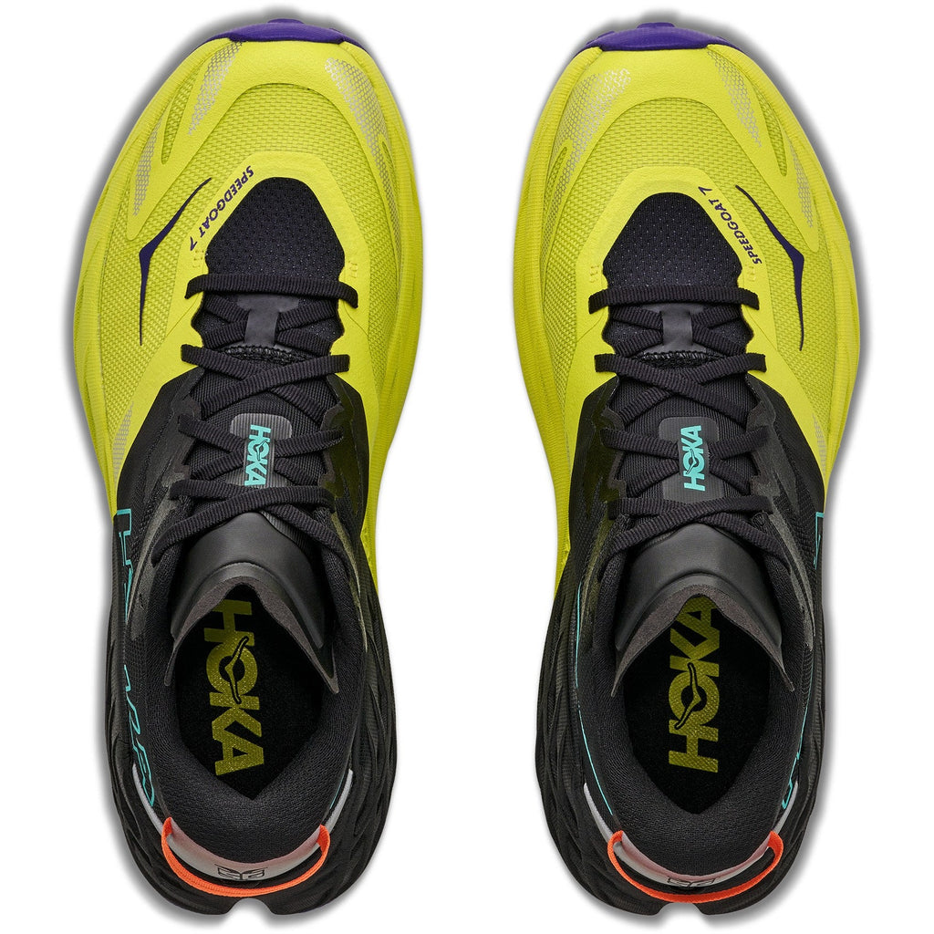 Men's Speedgoat 7 Trail-Running Shoes - Black/Hoka Citrus - view 6