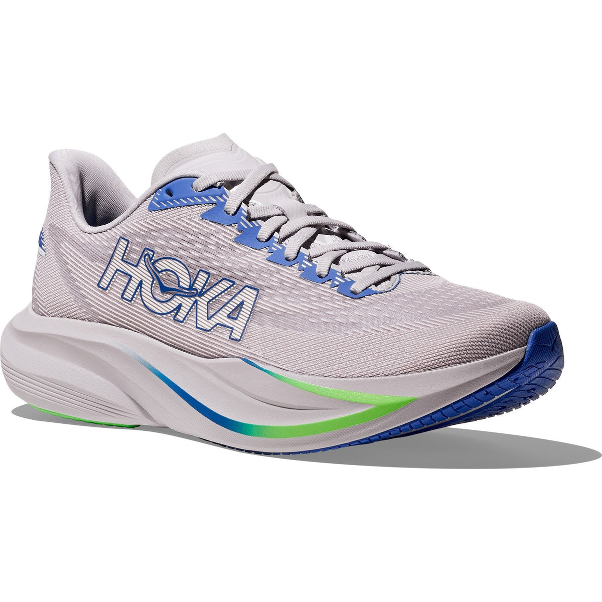 Men's Mach 7 Road-Running Shoes - Ash Grey/Cobalt Blue - view 3
