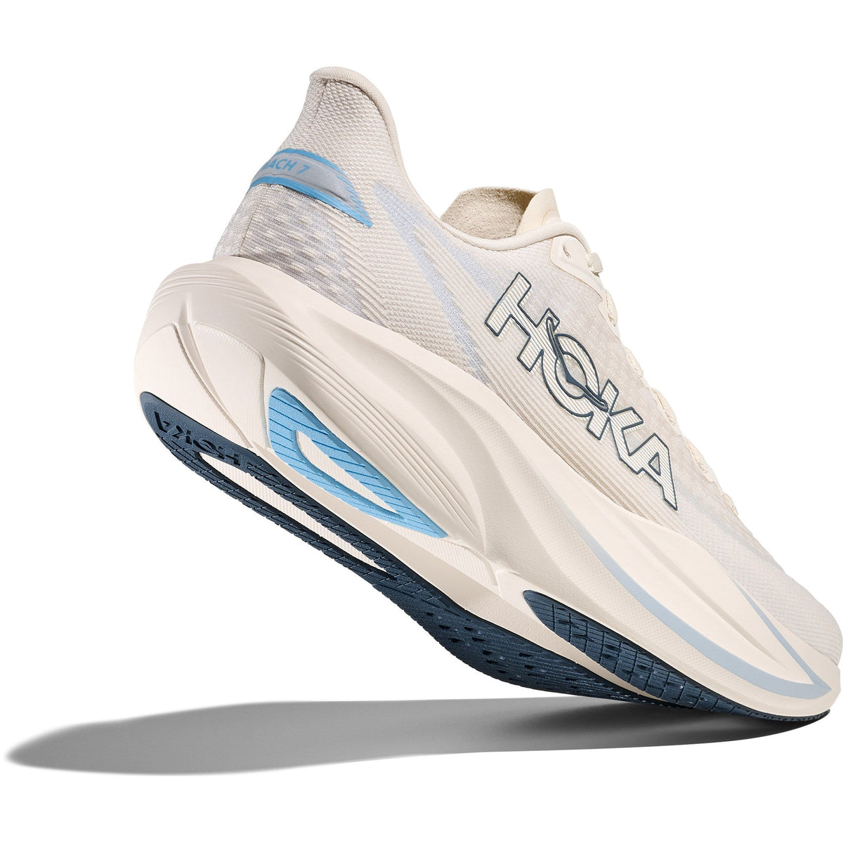 Men's Mach 7 Road-Running Shoes - Alabaster/Soaring Blue - view 5