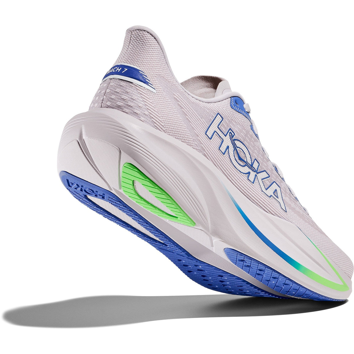 Men's Mach 7 Road-Running Shoes - Ash Grey/Cobalt Blue - view 5