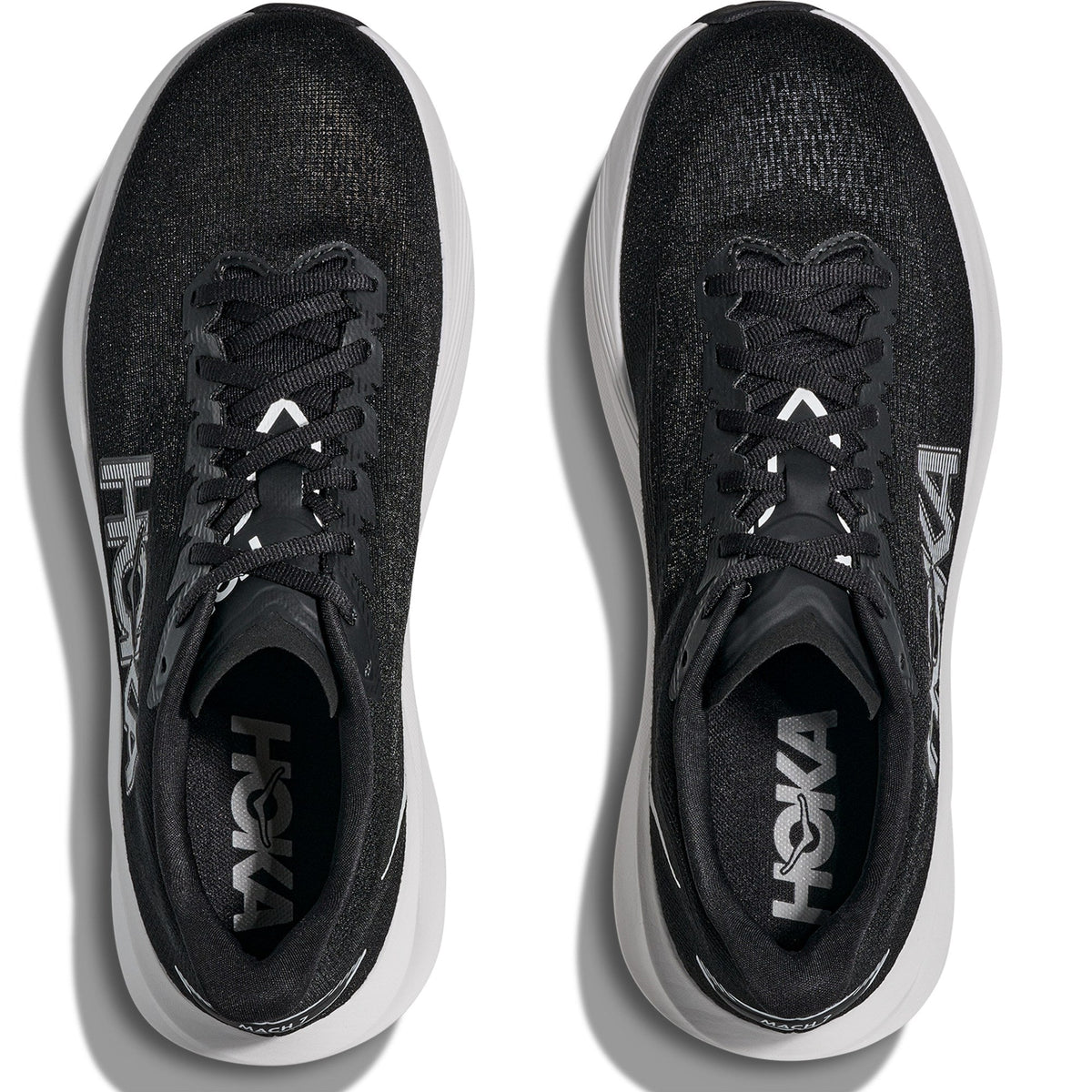 Men's Mach 7 Road-Running Shoes - Black/White - view 7
