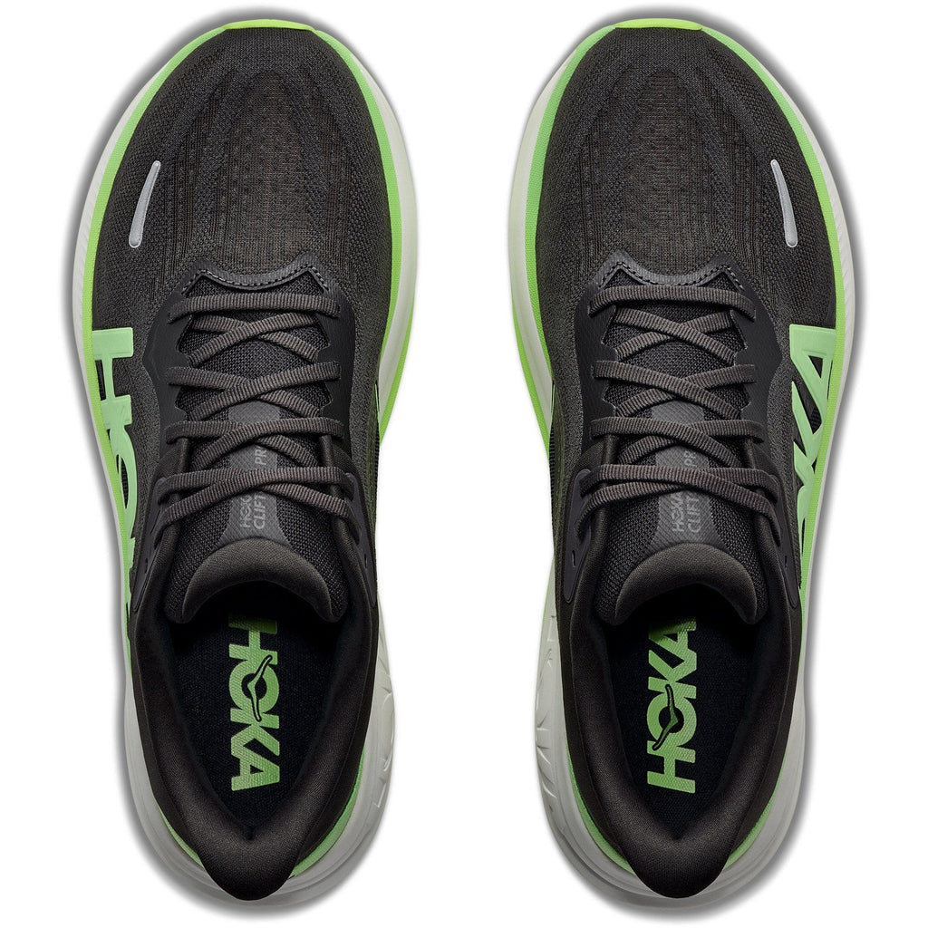 Men's Clifton PRO Road-Running Shoes - Carbon Black/Tart Apple - view 5