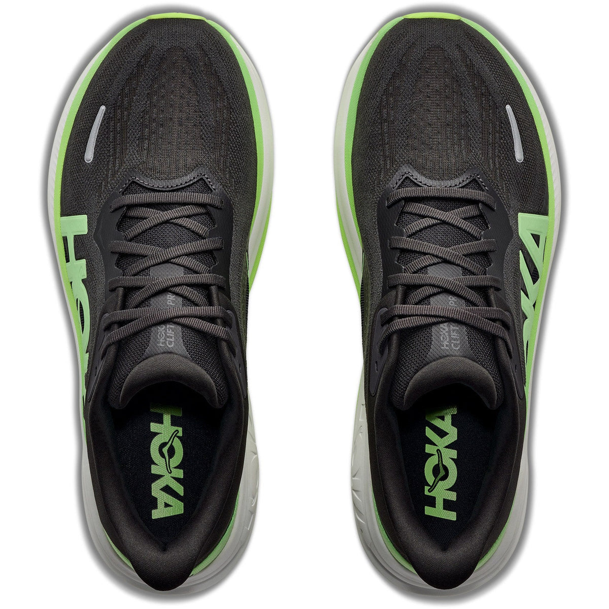 Men's Clifton PRO Road-Running Shoes - Carbon Black/Tart Apple - view 5