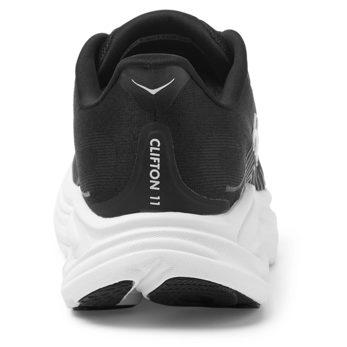 Men's Clifton 11 Road-Running Shoes - Black/White - view 4