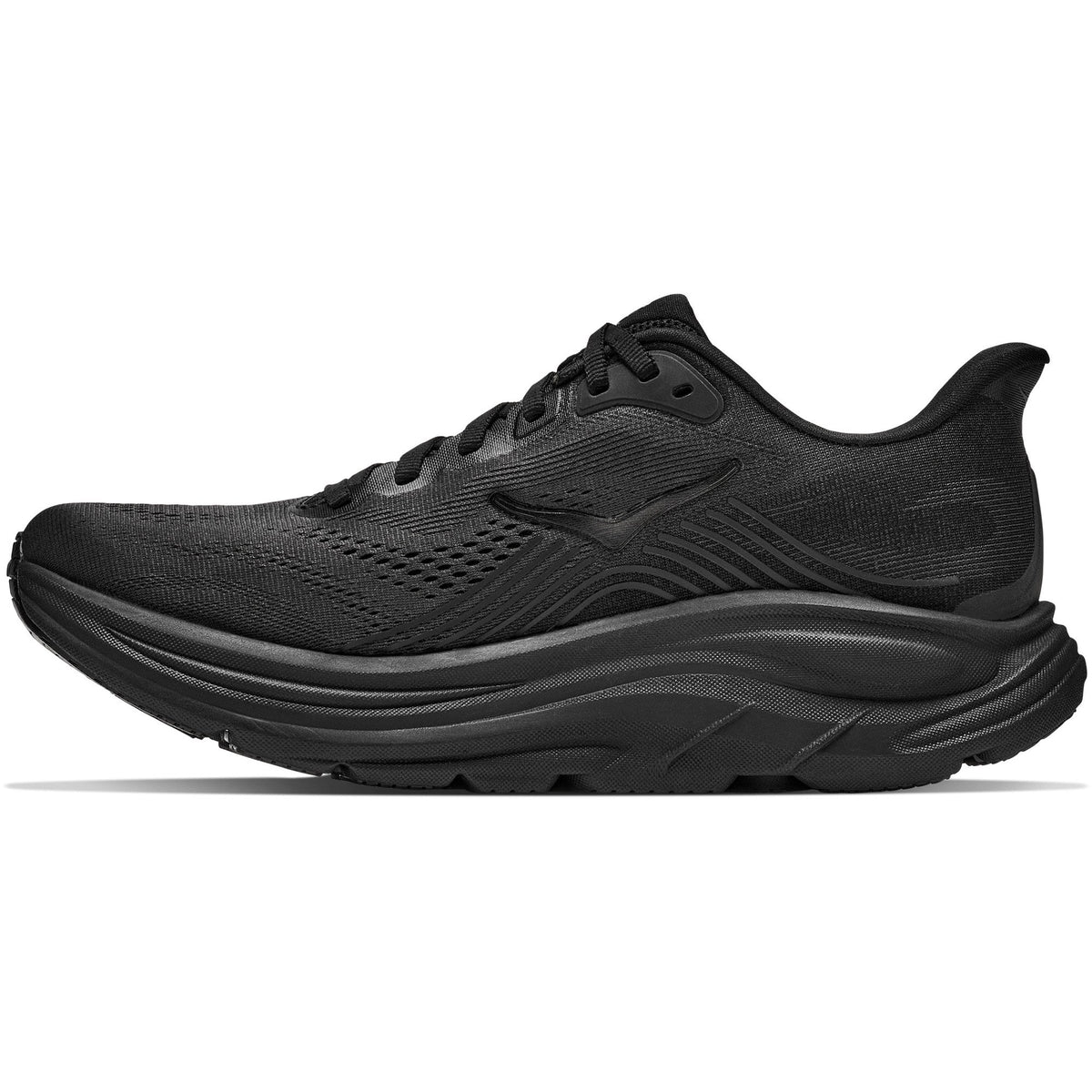 Men's Clifton 11 Road-Running Shoes - Black/Black - view 2
