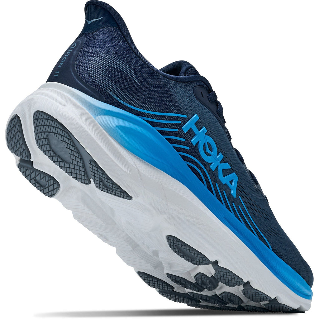 Men's Clifton 11 Road-Running Shoes - Varsity Navy/Faded Navy - view 8