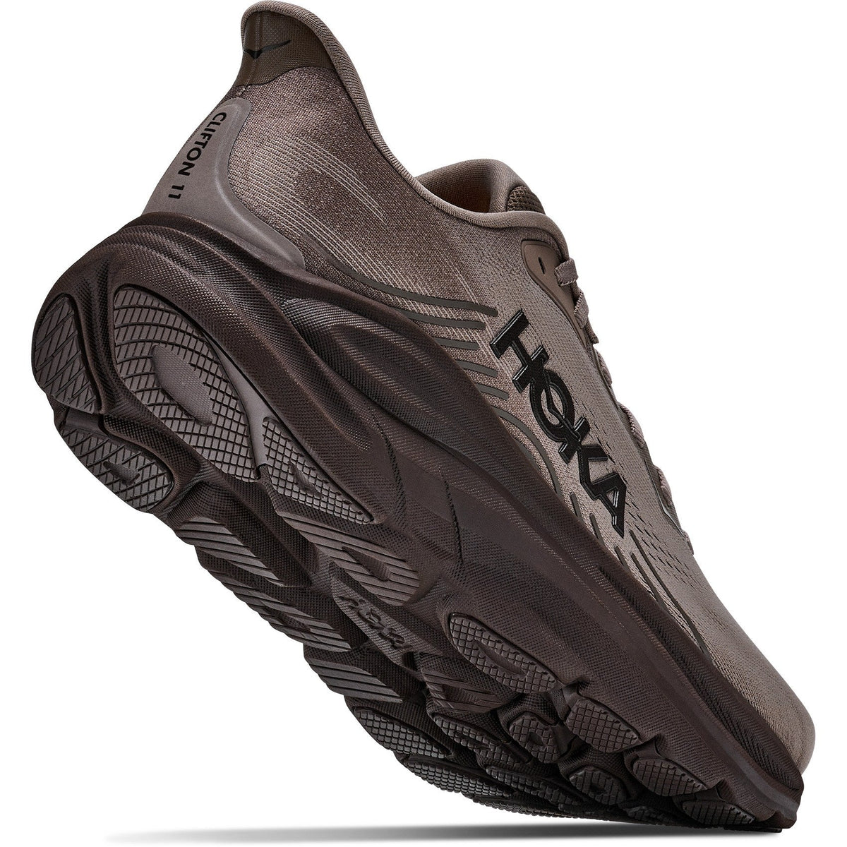 Men's Clifton 11 Road-Running Shoes - Boulder Grey/Pebble Grey - view 8