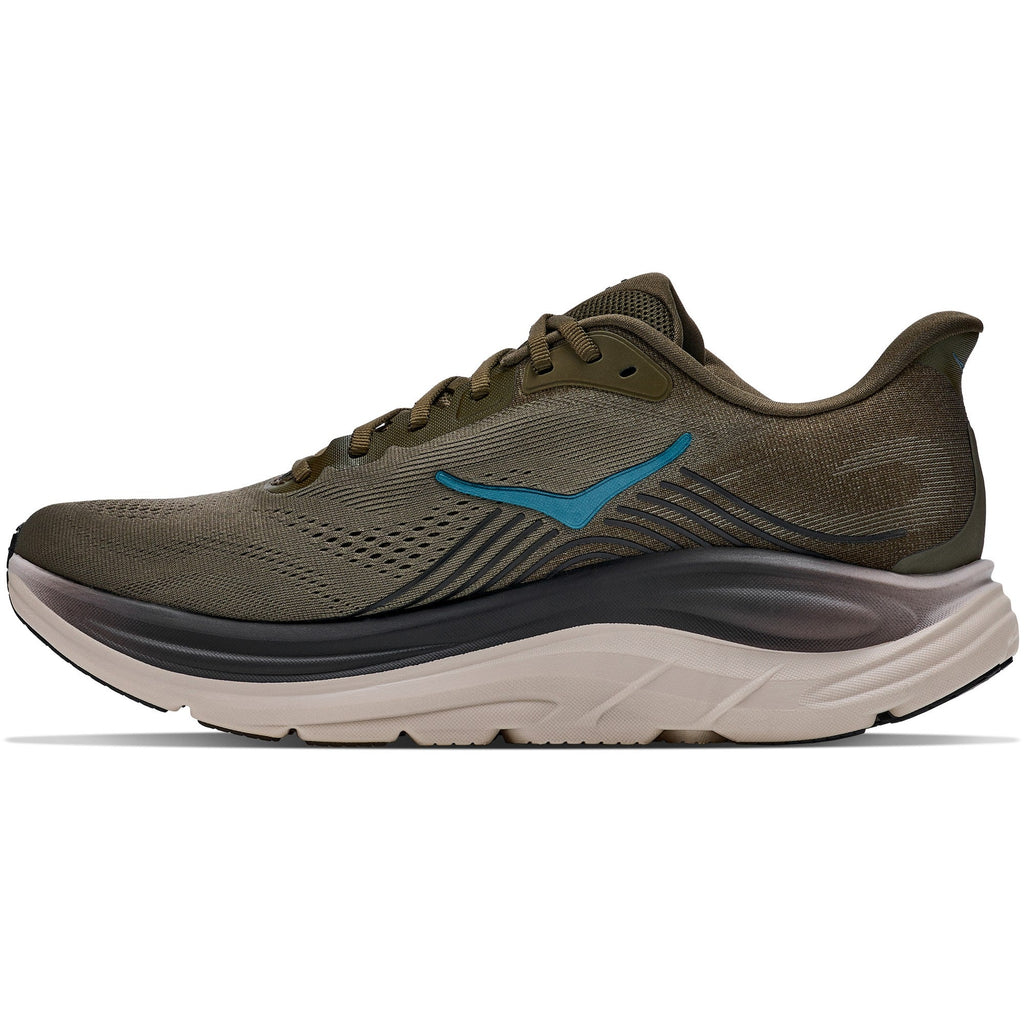 Men's Clifton 11 Road-Running Shoes - Antique Olive/River Rock Grey - view 2