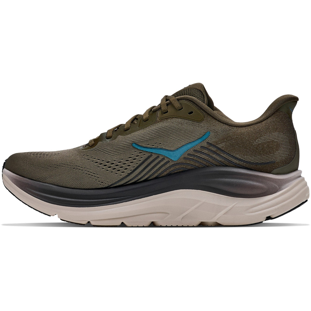 Men's Clifton 11 Road-Running Shoes - Antique Olive/River Rock Grey - view 2