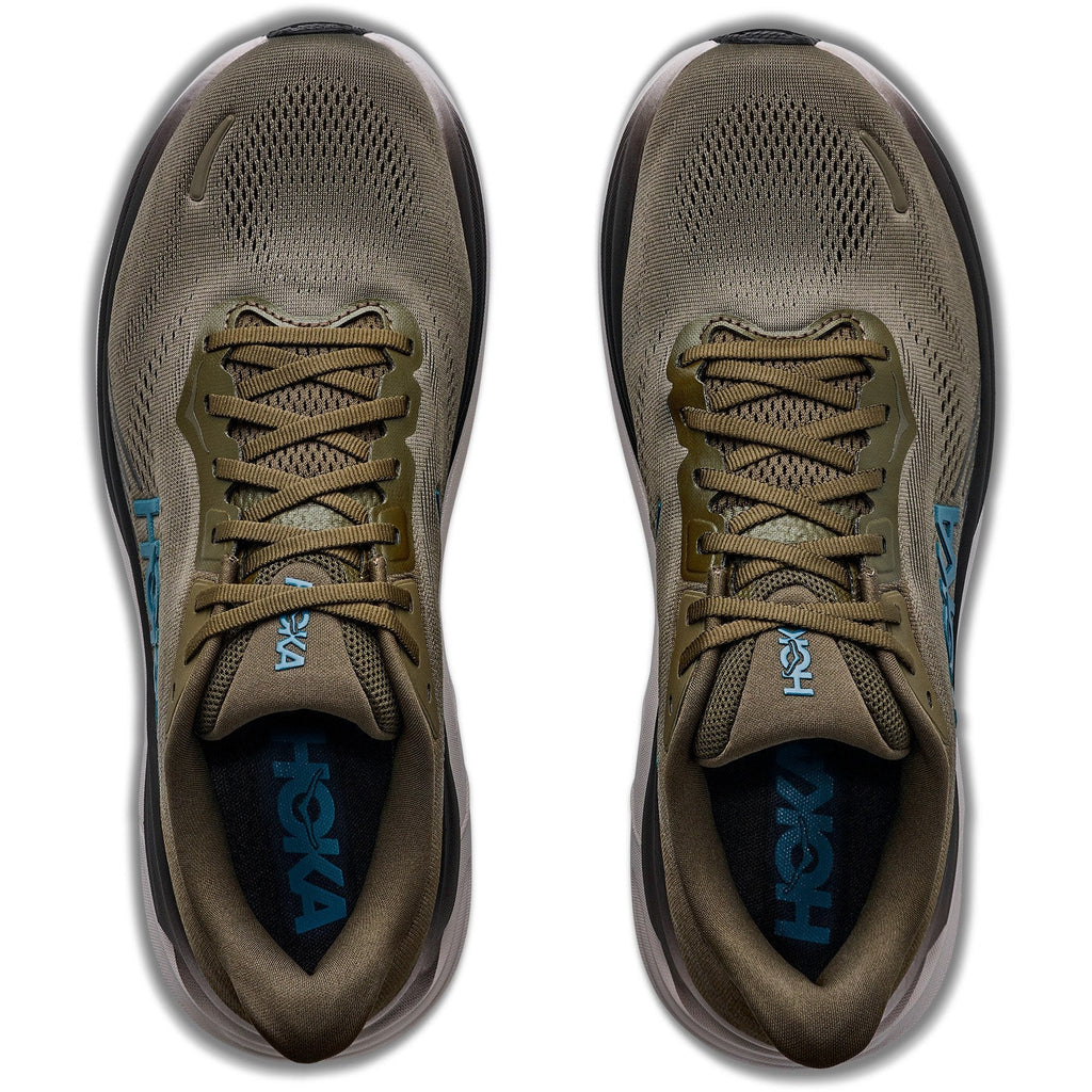 Men's Clifton 11 Road-Running Shoes - Antique Olive/River Rock Grey - view 6