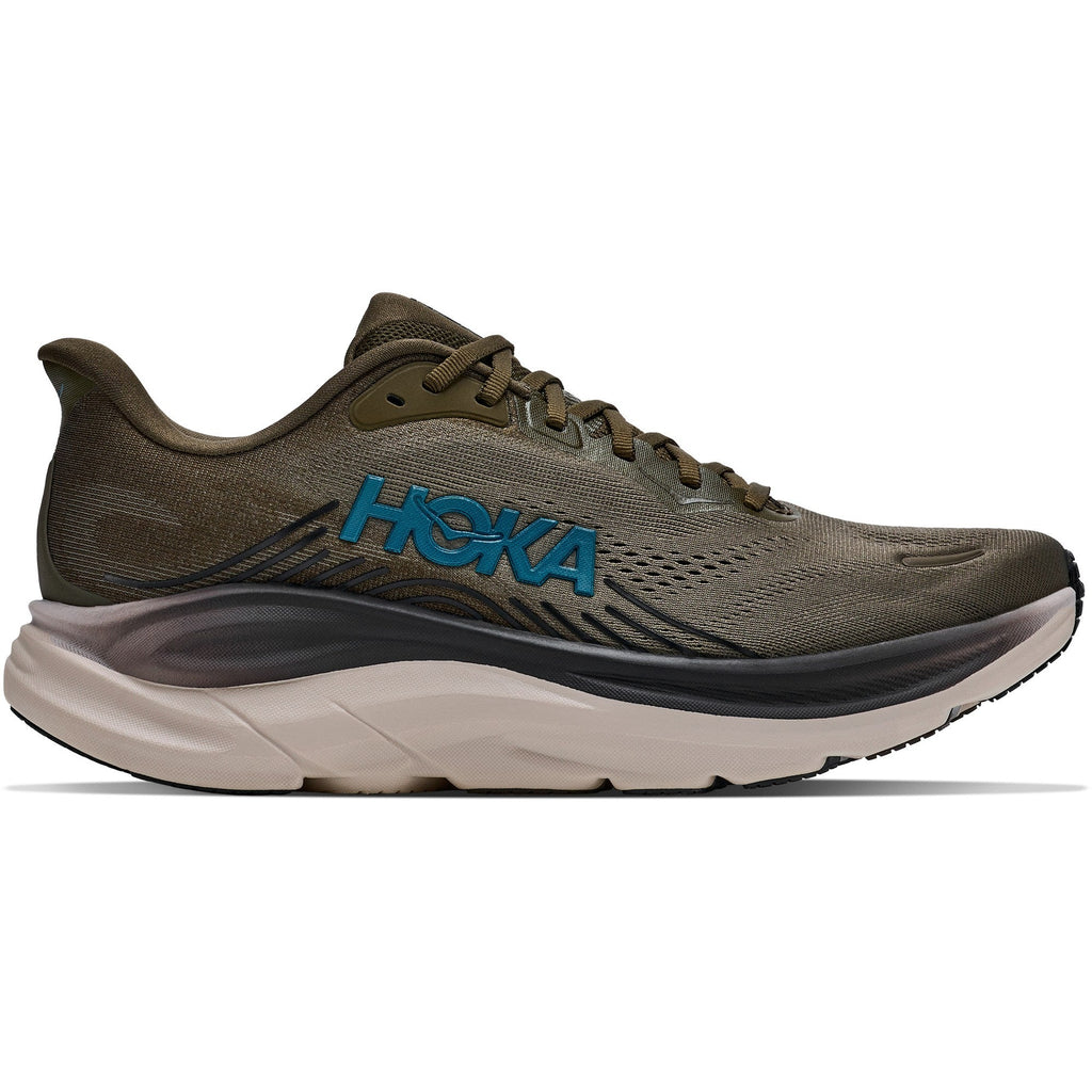 Men's Clifton 11 Road-Running Shoes - Antique Olive/River Rock Grey - view 1