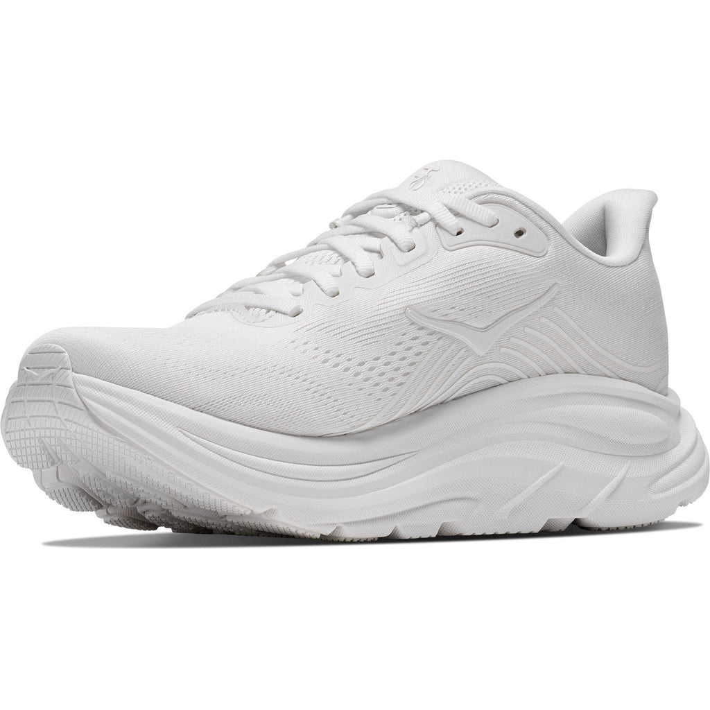 Men's Clifton 11 Road-Running Shoes - White/White - view 4