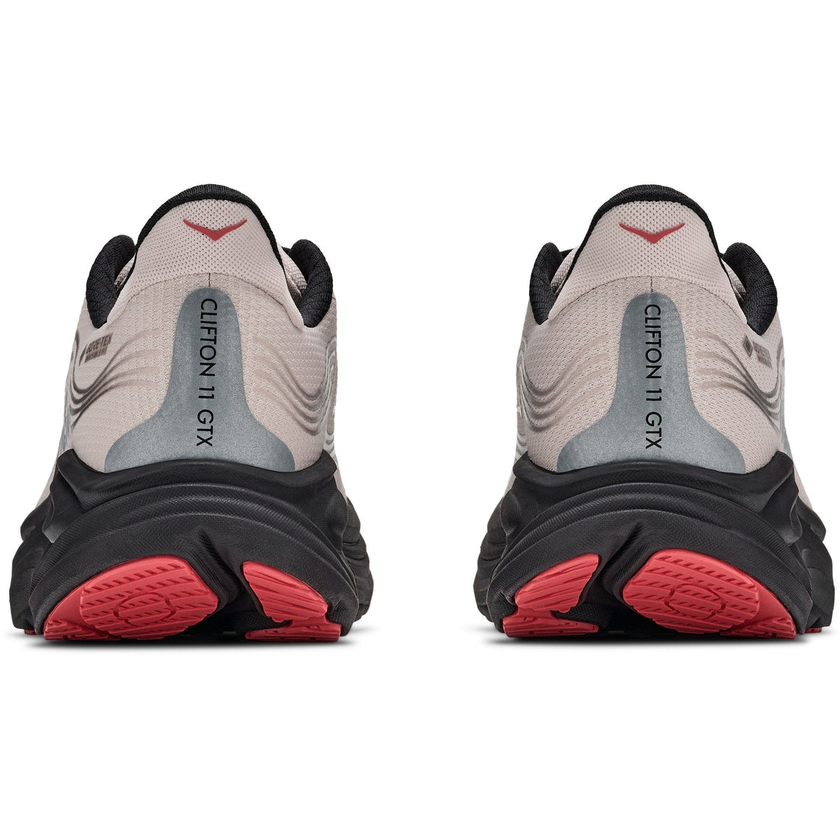 Men's Clifton 11 GTX Road-Running Shoes - River Rock Grey/Carbon Black - view 5