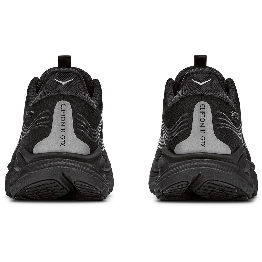 Men's Clifton 11 GTX Road-Running Shoes - Black/Black - view 5