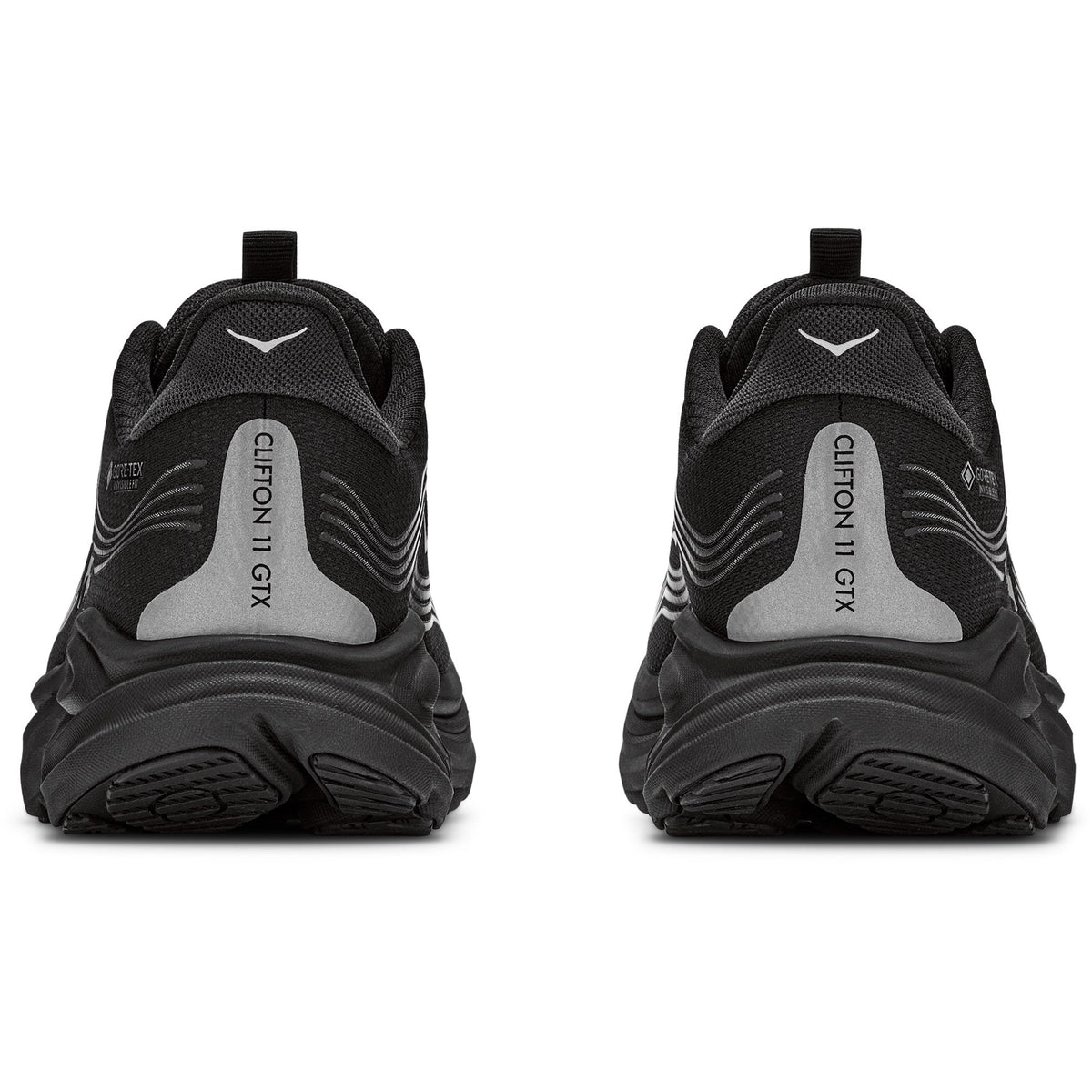 Men's Clifton 11 GTX Road-Running Shoes - Black/Black - view 5