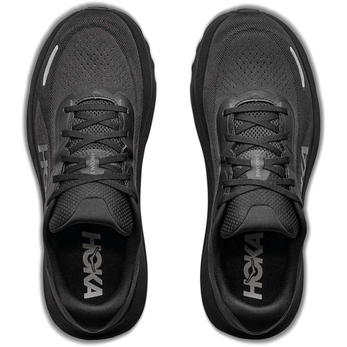 Men's Rincon 5 Road-Running Shoes - Black/Black - view 6