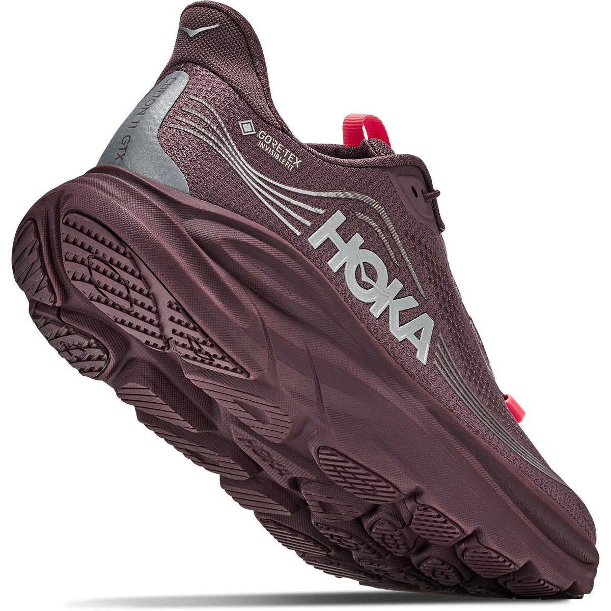 Women's Clifton 11 GTX Road-Running Shoes - Smoky Quartz/Deep Mauve - view 8