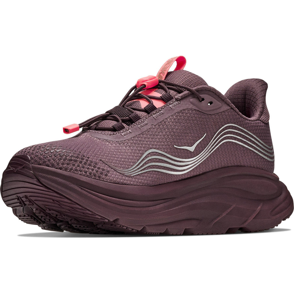 Women's Clifton 11 GTX Road-Running Shoes - Smoky Quartz/Deep Mauve - view 4