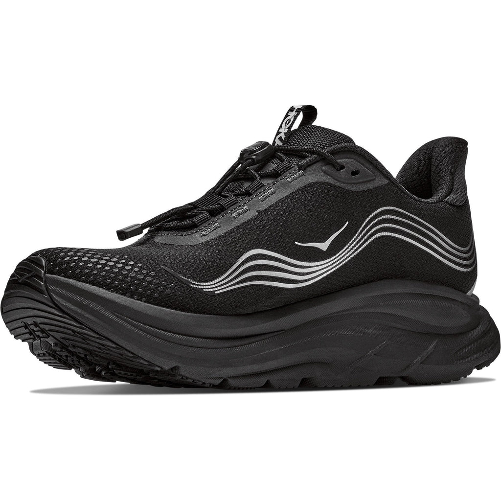 Women's Clifton 11 GTX Road-Running Shoes - Black/Black - view 4