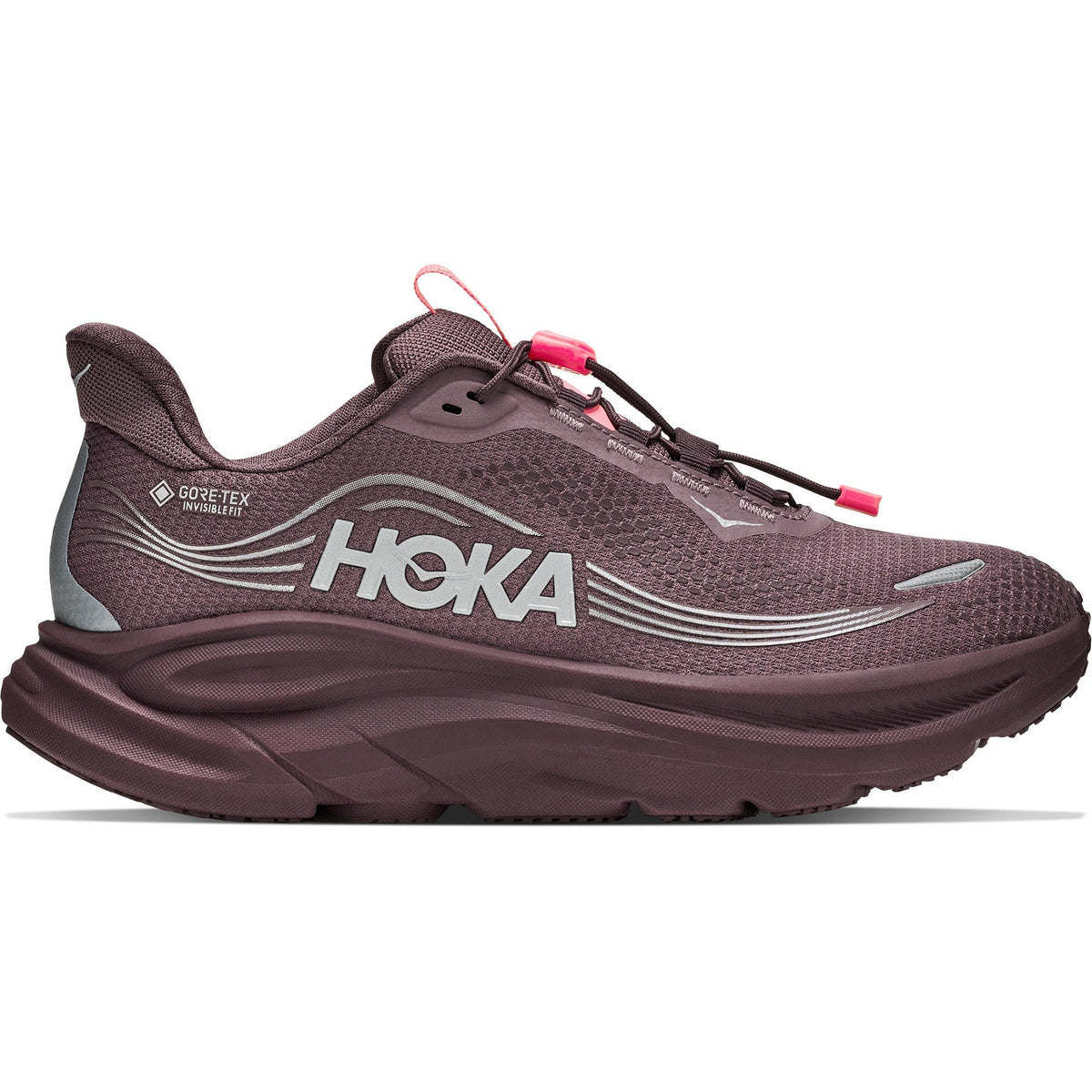 Women's Clifton 11 GTX Road-Running Shoes - Smoky Quartz/Deep Mauve - view 1
