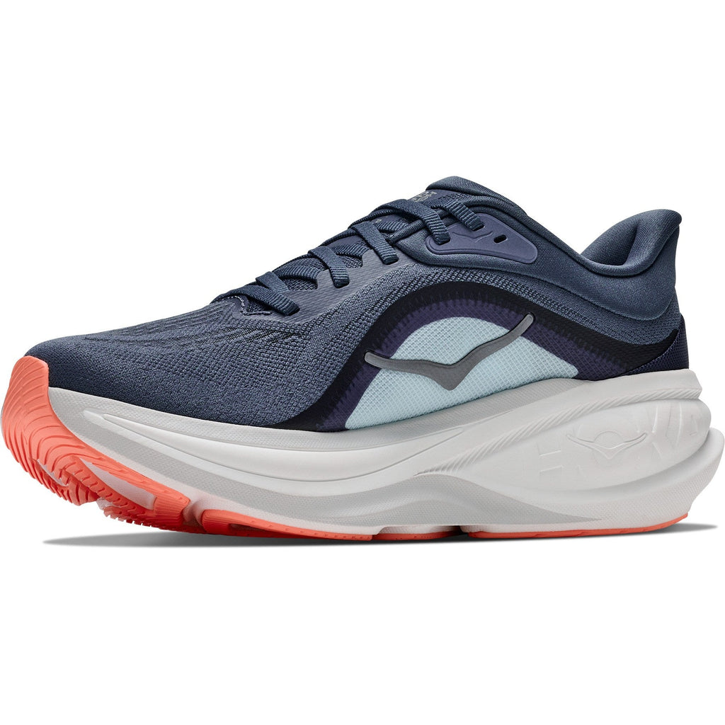 Women's Clifton PRO Road-Running Shoes - Faded Navy/Glimmering Blue - view 4