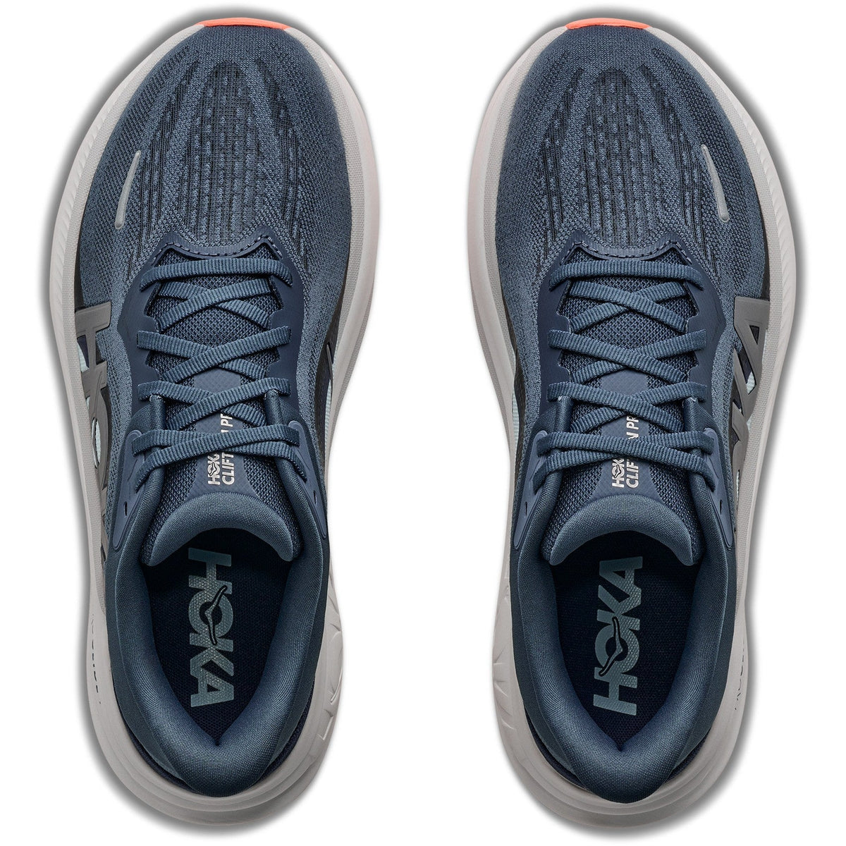 Women's Clifton PRO Road-Running Shoes - Faded Navy/Glimmering Blue - view 6