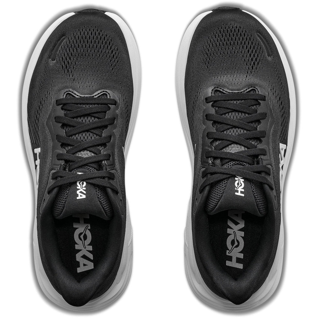 Women's Clifton 11 Road-Running Shoes - Black/White - view 6