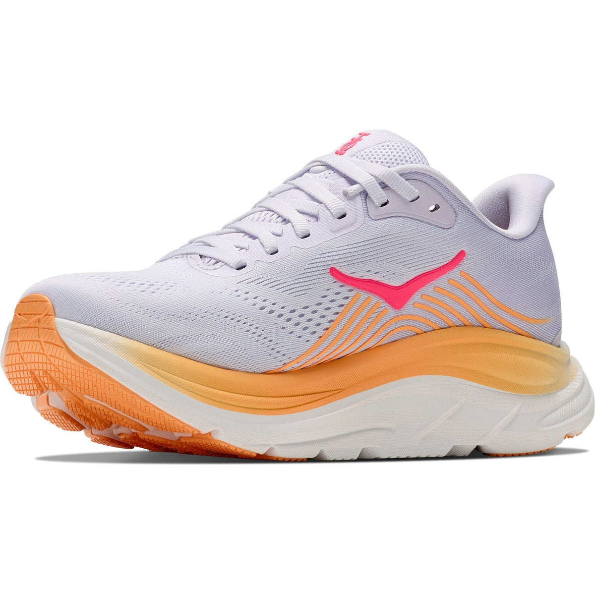 Women's Clifton 11 Road-Running Shoes - Cold Plunge Blue/Neon Mango - view 4