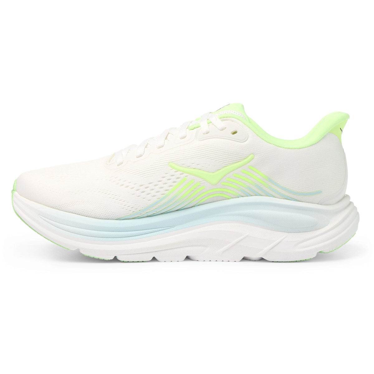 Women's Clifton 11 Road-Running Shoes - Frost/Neon Yuzu - view 2