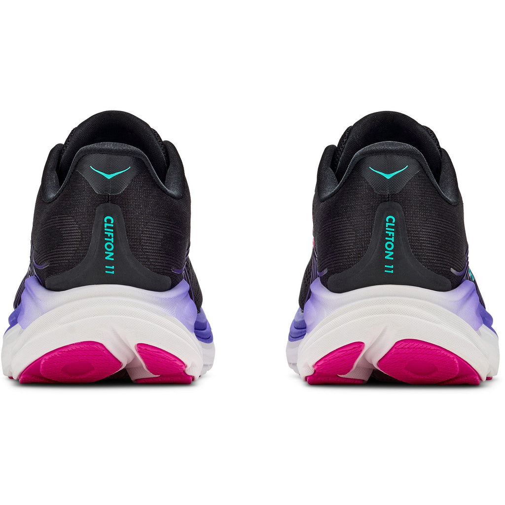 Women's Clifton 11 Road-Running Shoes - Black/Neon Nebula - view 5