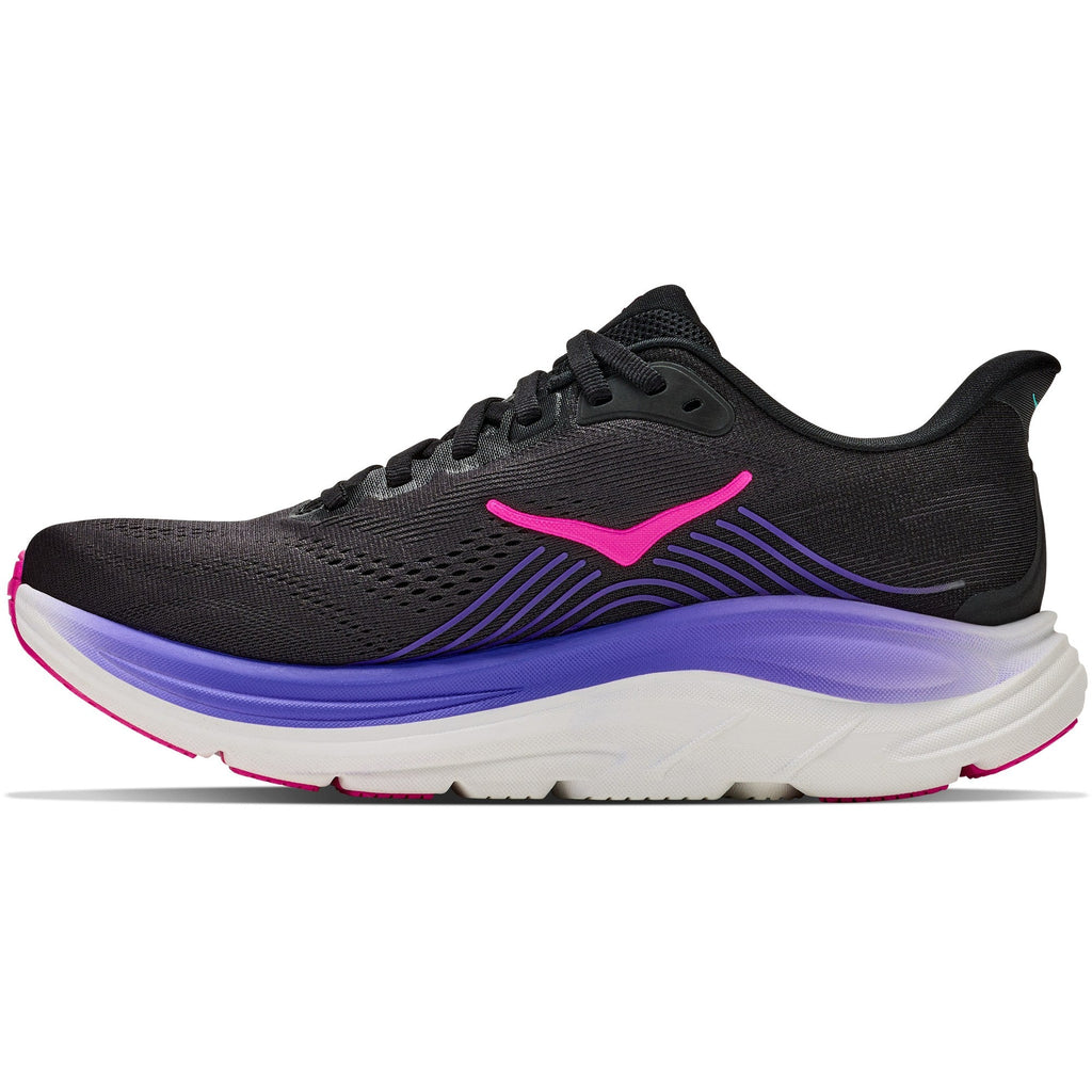 Women's Clifton 11 Road-Running Shoes - Black/Neon Nebula - view 2